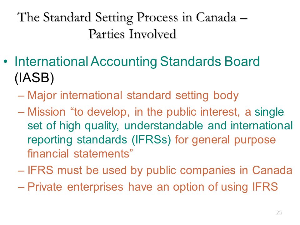 Fasb and the standard setting process